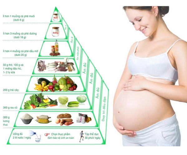 Vai trò của dinh dưỡng đối với mẹ và bé trong suốt thai kỳ